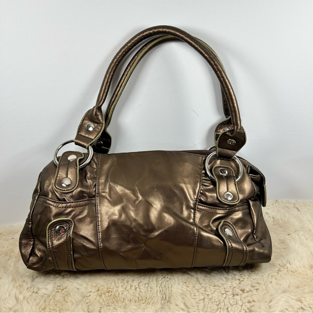 Metallic Bronze Handbag